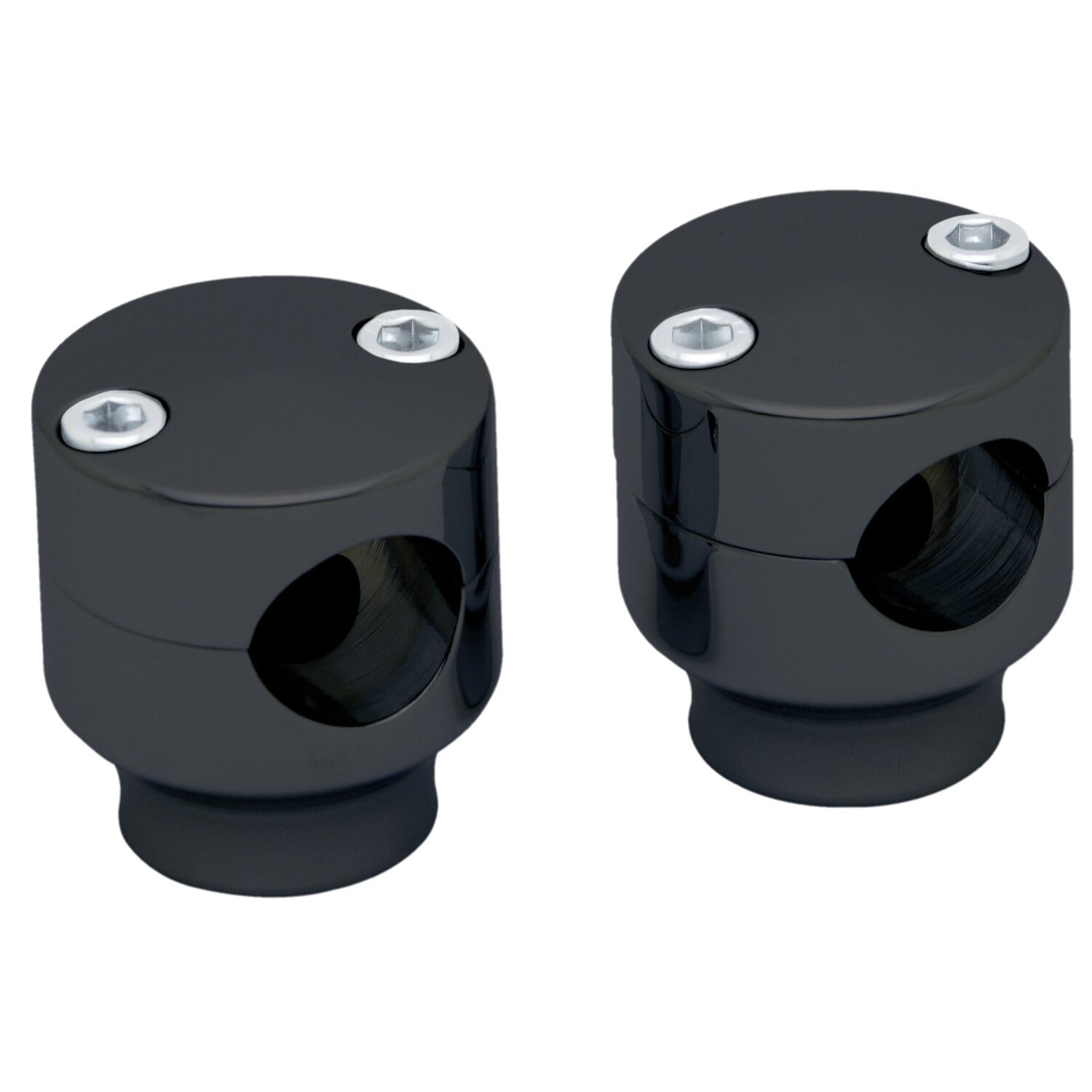 Covingtons, risers 1.5" rise, Black, Anodized
