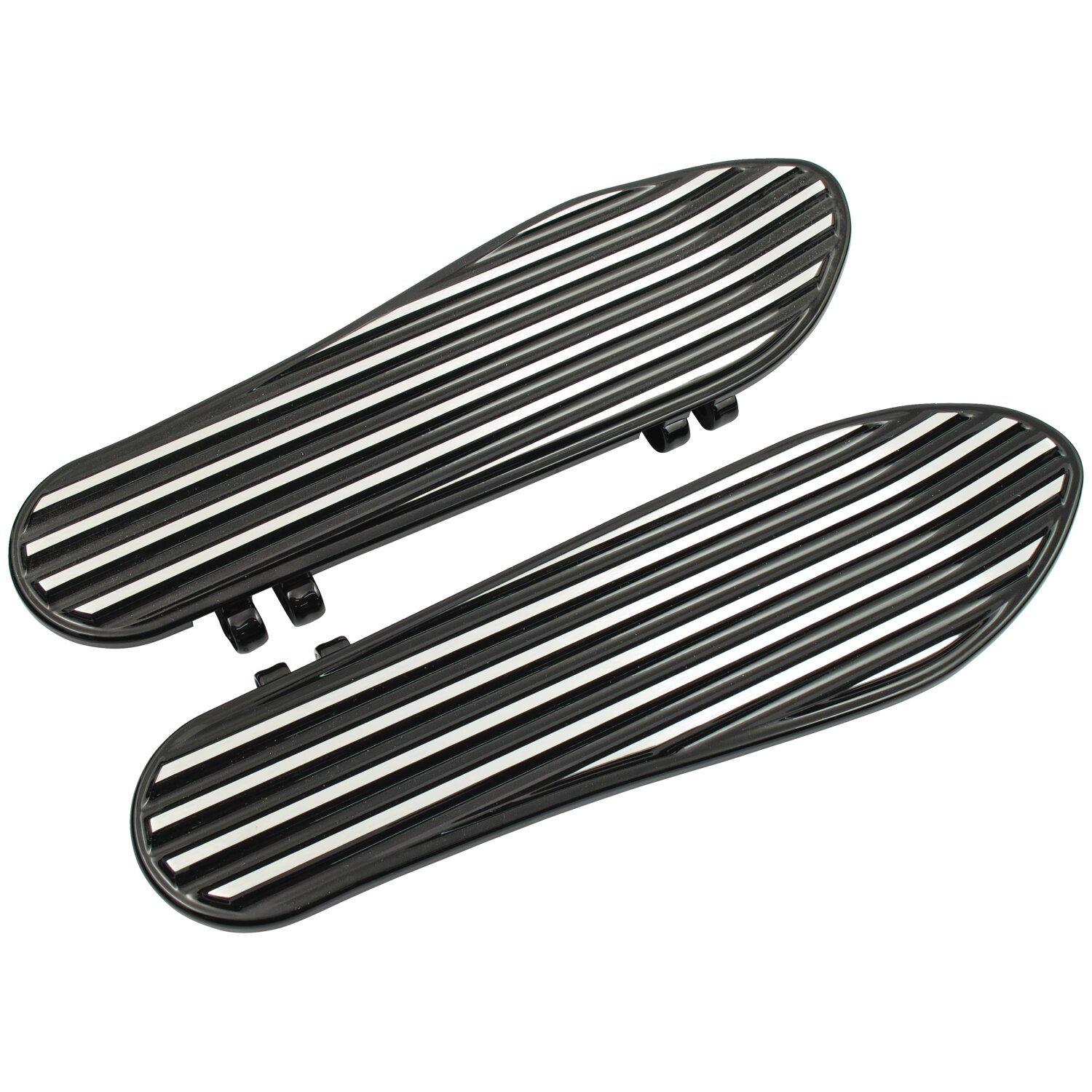 Covingtons, adjustable finned floorboards. Black CC, Contrast Cut