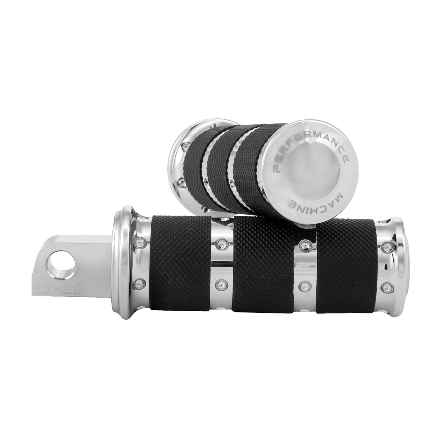 PM, Contour XLS foot pegs, Chrome