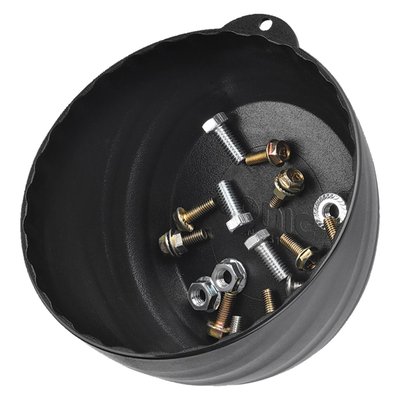 With hanger hole for easy storage when not needed. 
- Diameter: 150mm 
- Height: 135mm 
- Weight: 557 grams