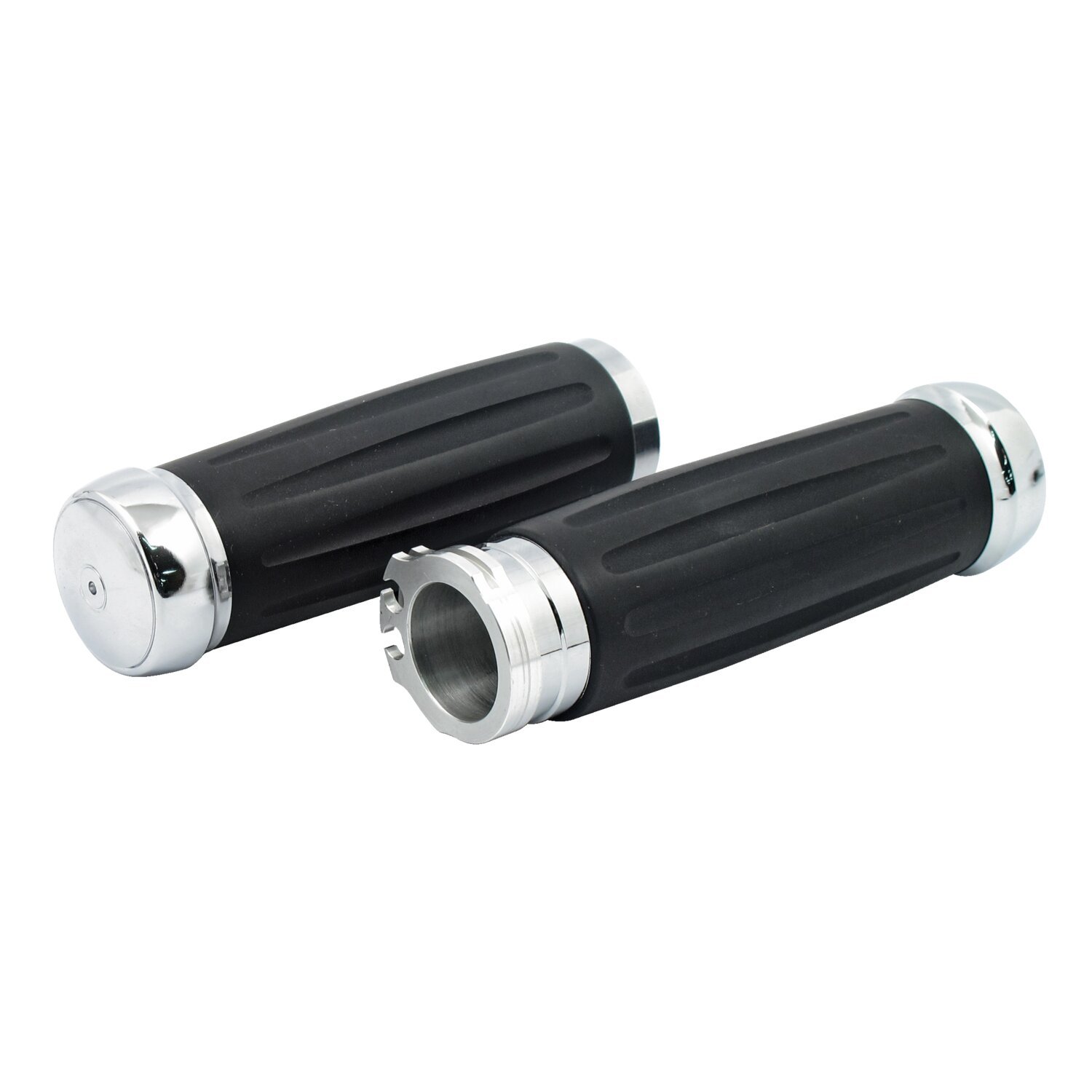 Riverside, aluminum grips, Black, Polished