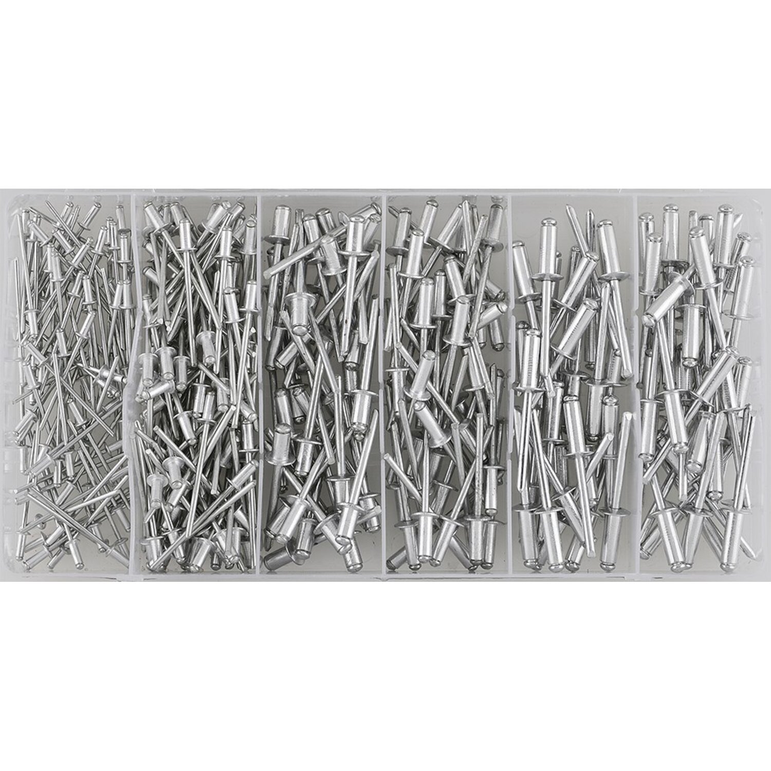 Sonic, blind rivet assortment box. 400-piece, 210 mm