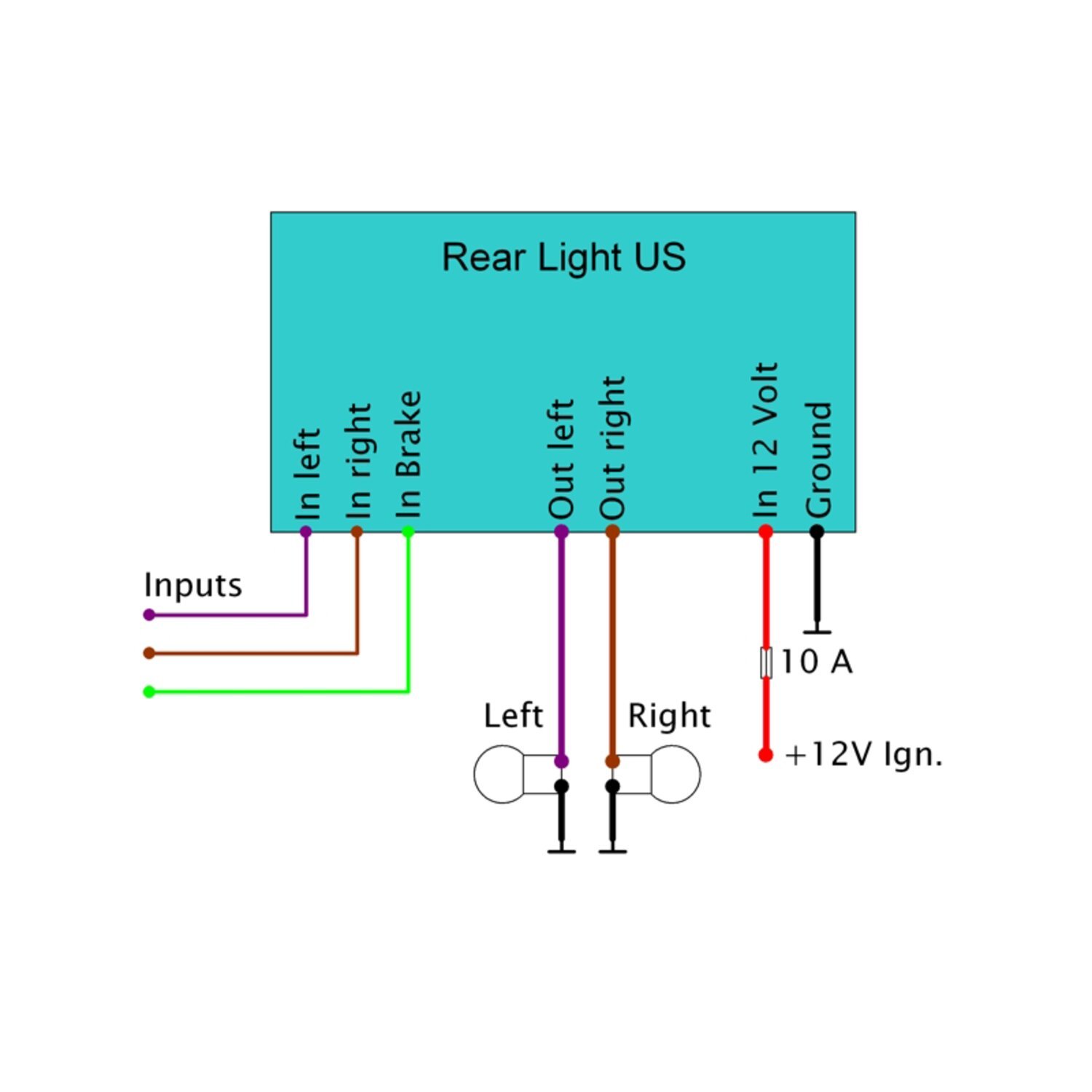 Axel Joost Elektronik, Rear Light US conversion module