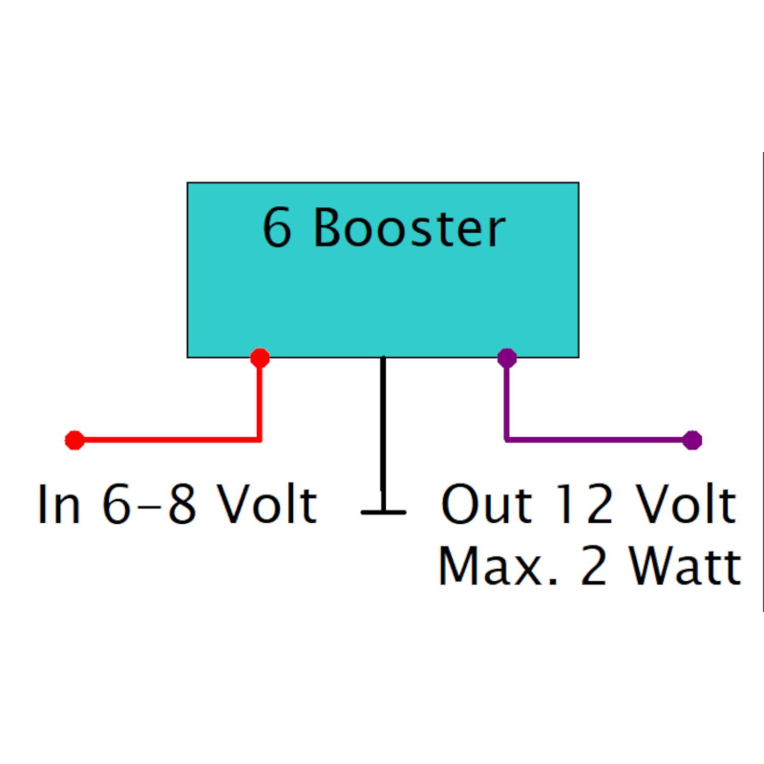 Axel Joost Elektronik, 6 Booster. 6V to 12V converter