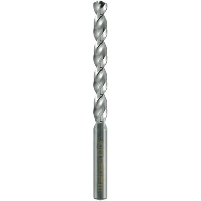 Application: 5% cobalt-alloyed jobber drills with an extremely sturdy construction (re-inforced web) for drilling under difficult cult conditions like poor chip removal and deep holes, for use in steel and cast-iron with tensile strength up to 1.300 N/mm