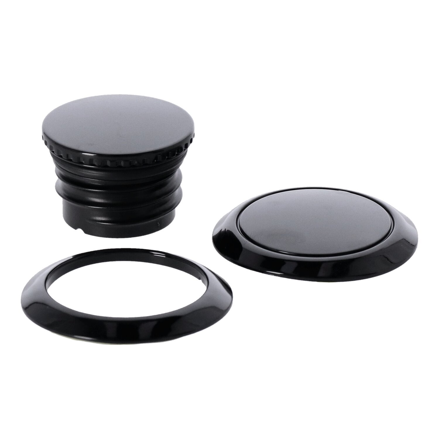 Pop-up gas cap, left & right set, Black