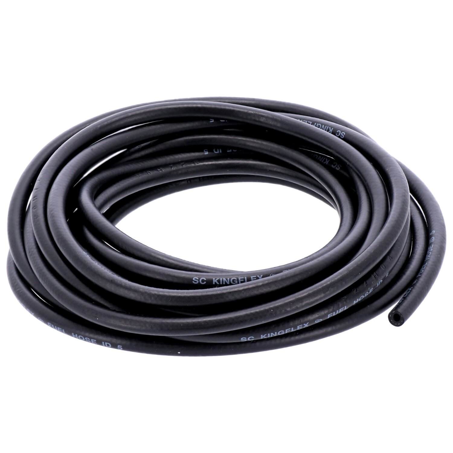 MCS, black neoprene fuel / oil line hose, 5mm (3/16")