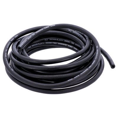 6mm (approx. 1/4") inside diameter. 
Industrial reinforced quality fuel / oil line hose. Compatible with gasoline and oils. Resists swelling. Comes with the OEM outside diameter. Sold in 25 ft. (7.5 meter) rolls. 
OEM replacement reference 63501-68B. Supersedes 62349-99, 63501-68A, 63510-04A, 63518-04A.