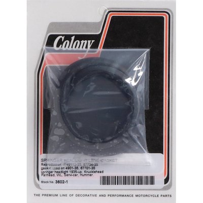 Reproduction or49112-35, 67734-35 gasket used on 4901-35, 67701-35 springer headlight