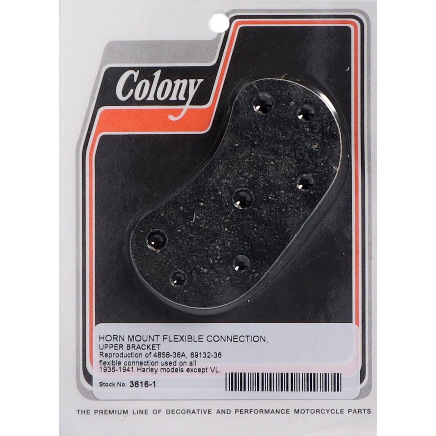 Colony, horn mount flexible connection, upper bracket