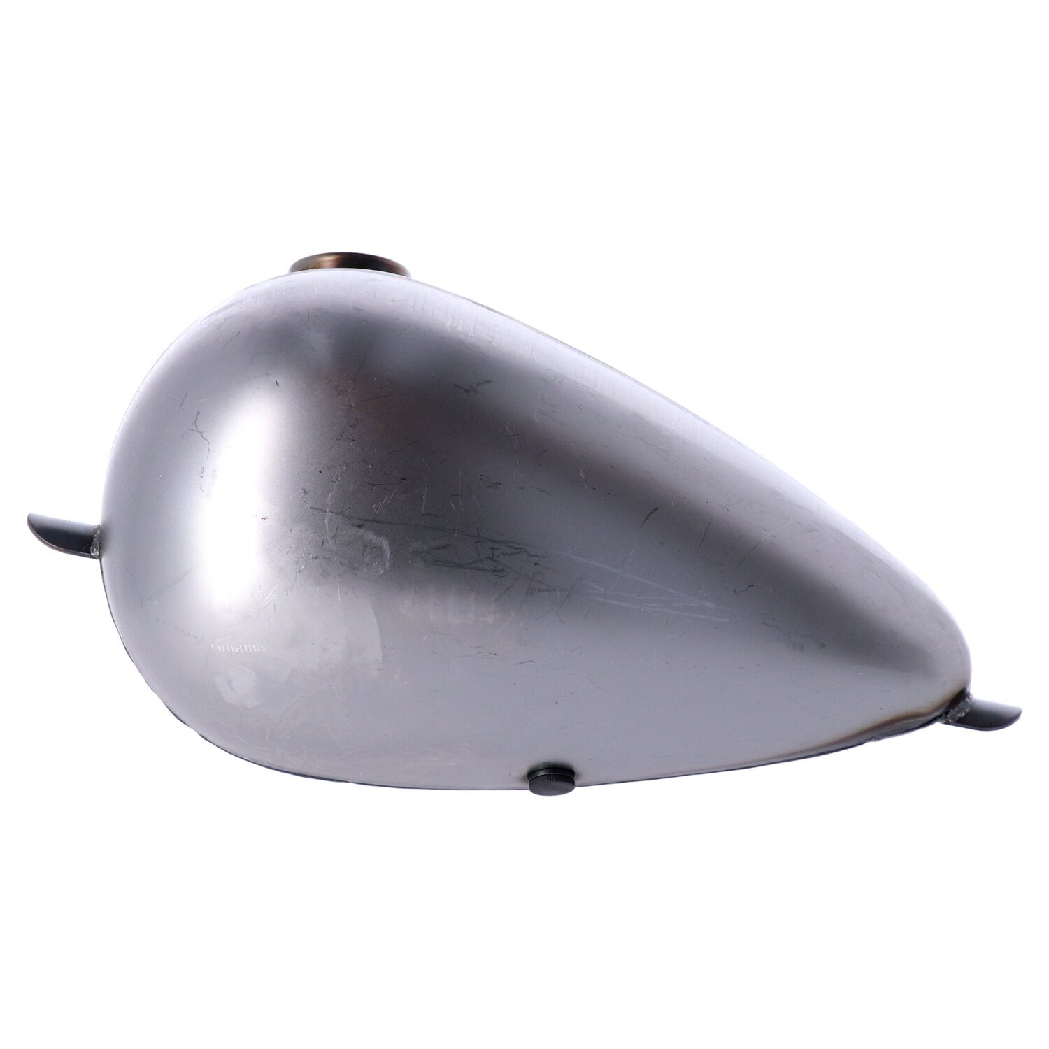 Axed gas tank, 2.2 gallon. Single gas cap