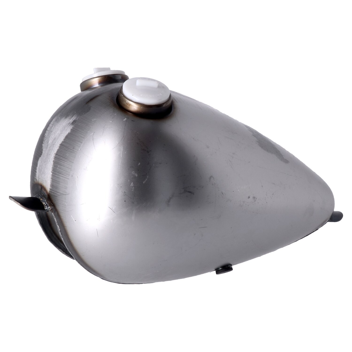 Axed gas tank, 2.2 gallon. Dual gas cap