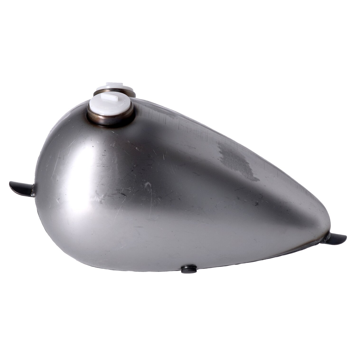 Axed gas tank, 2.2 gallon. Dual gas cap