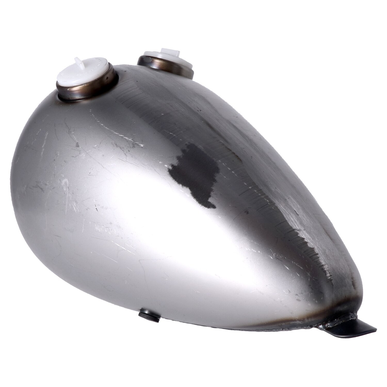 Axed gas tank, 2.2 gallon. Dual gas cap