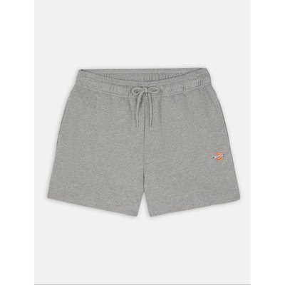 The Dickies Mapleton short is a relaxed fit jogging inspired short with elasticated waist. Featuring two side welt pockets, one back patch pocket, drawstring waist and iconic Dickies logo branding. Made from soft and authentic loopback jersey, available this season in black and grey melange.