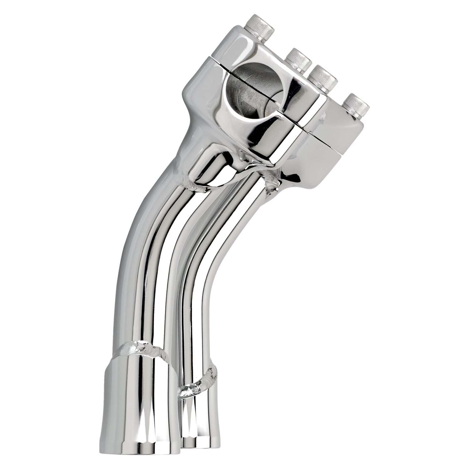Biltwell, Murdock pullback risers 6, Silver, Chrome