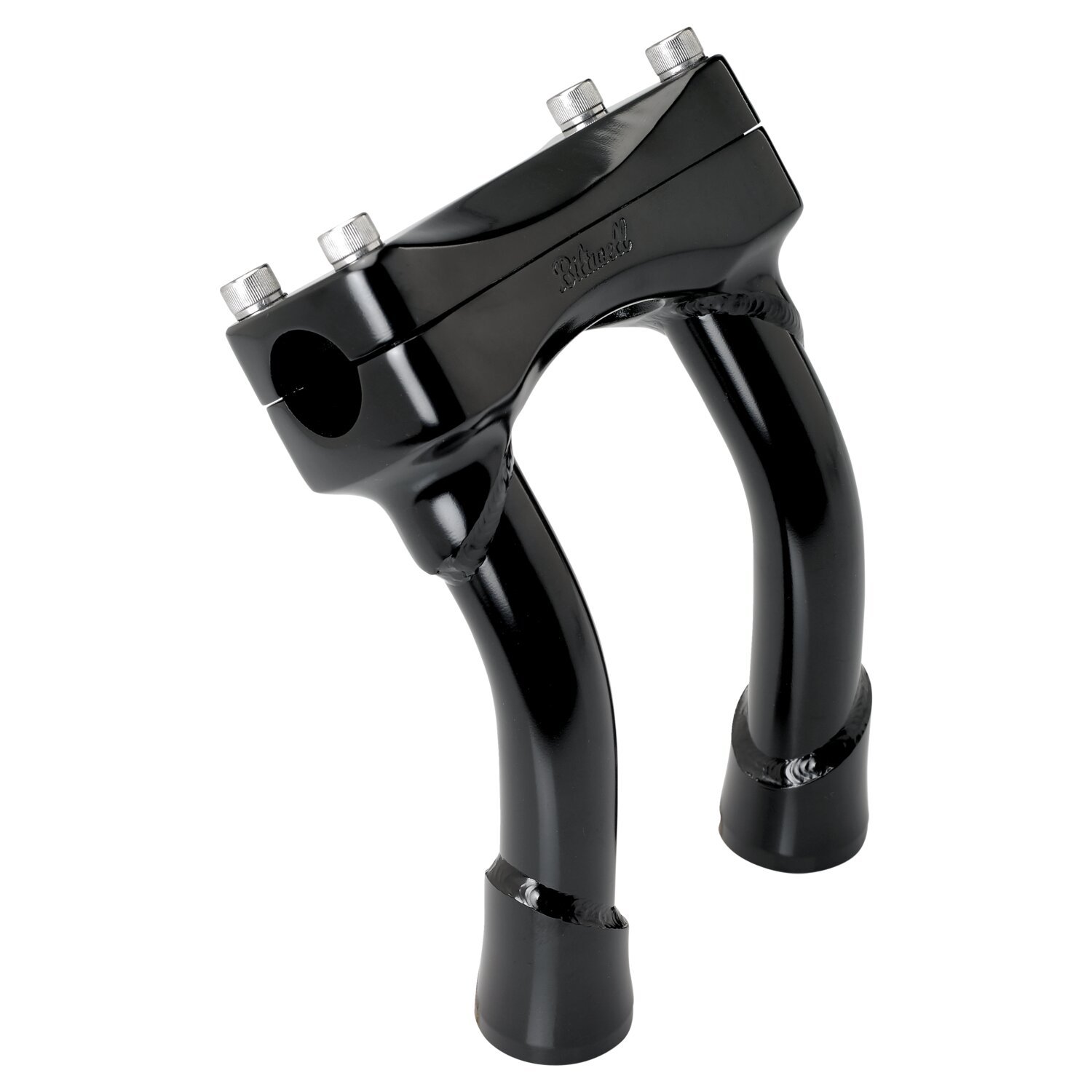 Biltwell, Murdock pullback risers 6, Black, Gloss