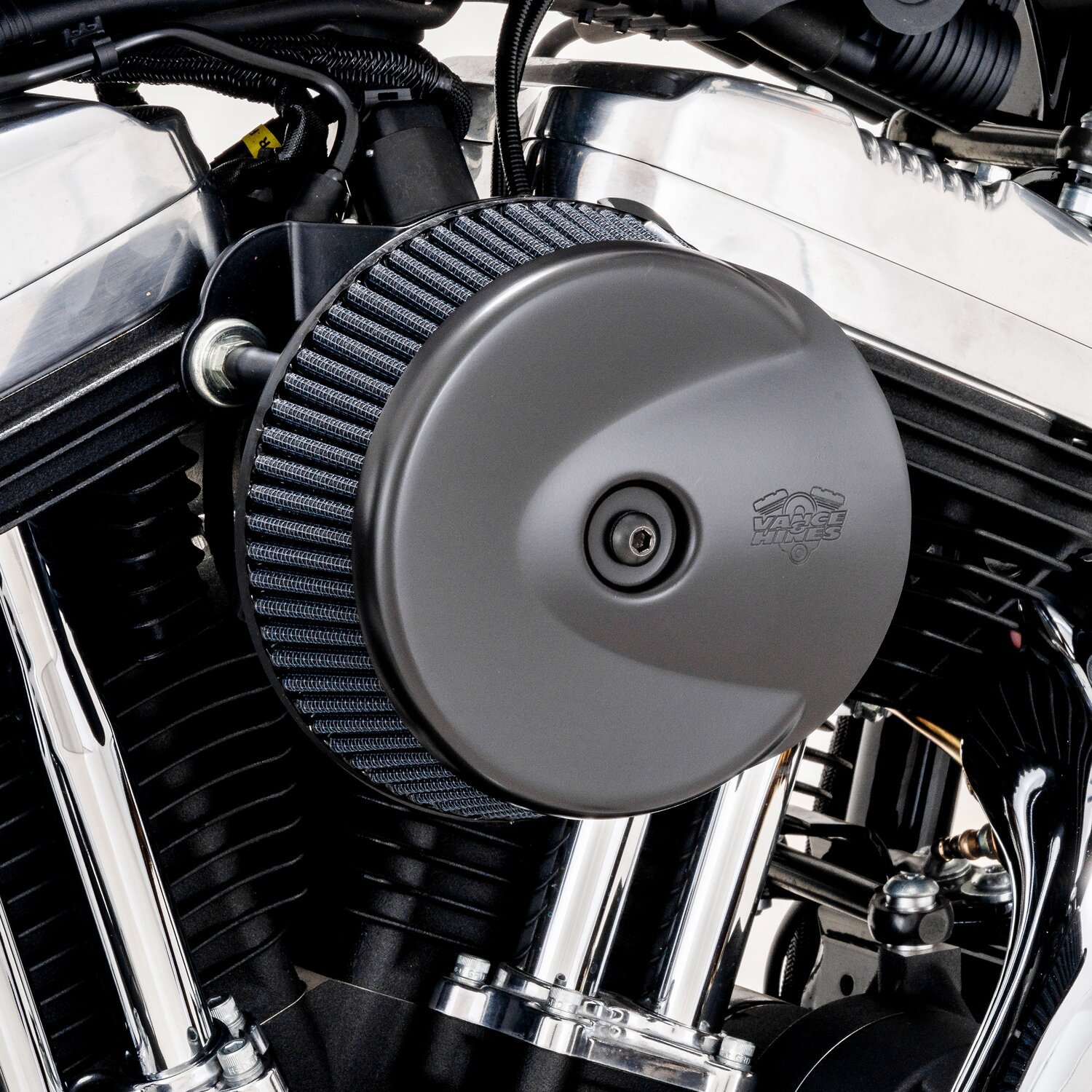Vance & Hines, VO2 Stingray air intake, Black, Matte