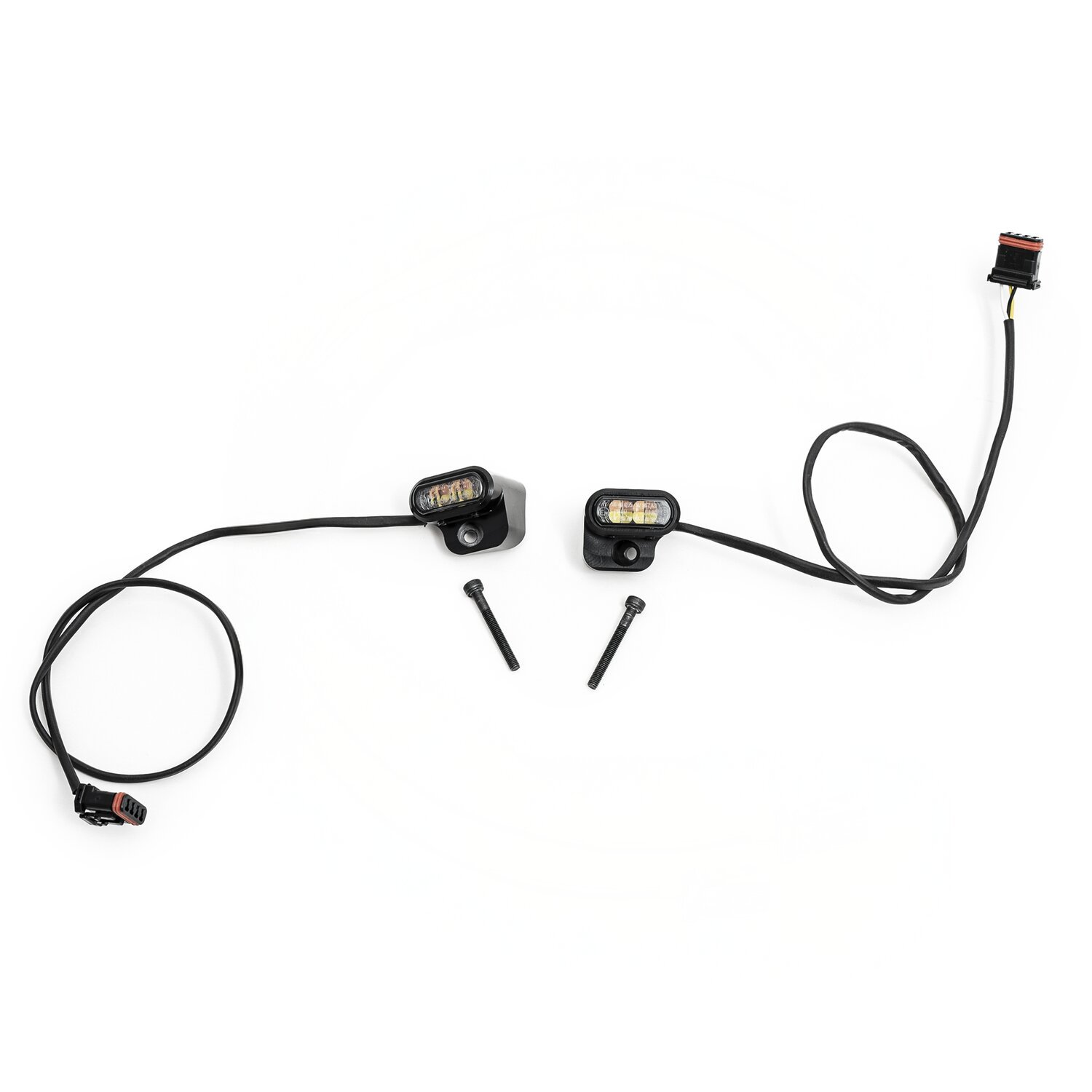 Killer Custom, front LED turn signals, Black, Matte