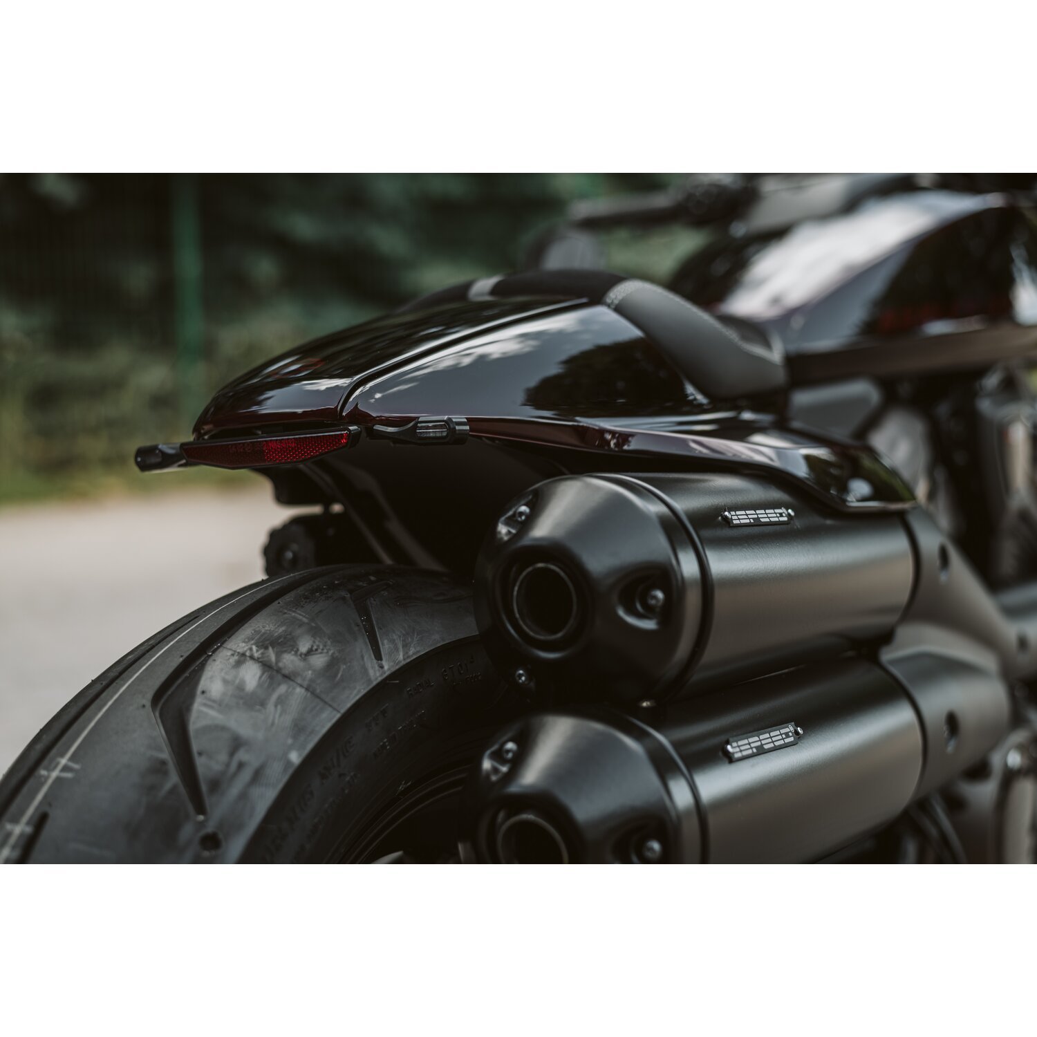Killer Custom, LED taillight / turn signal combo, Black