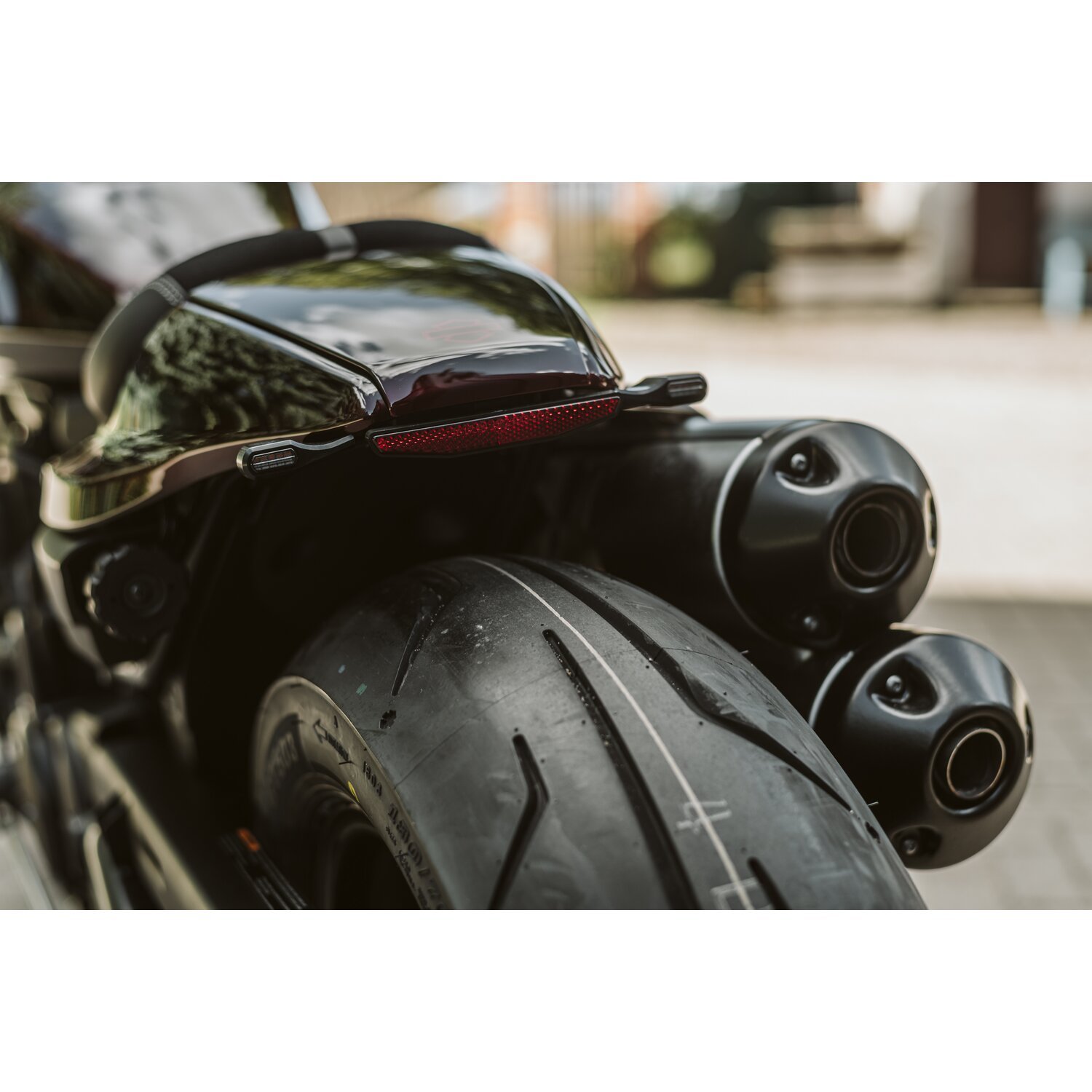 Killer Custom, LED taillight / turn signal combo, Black