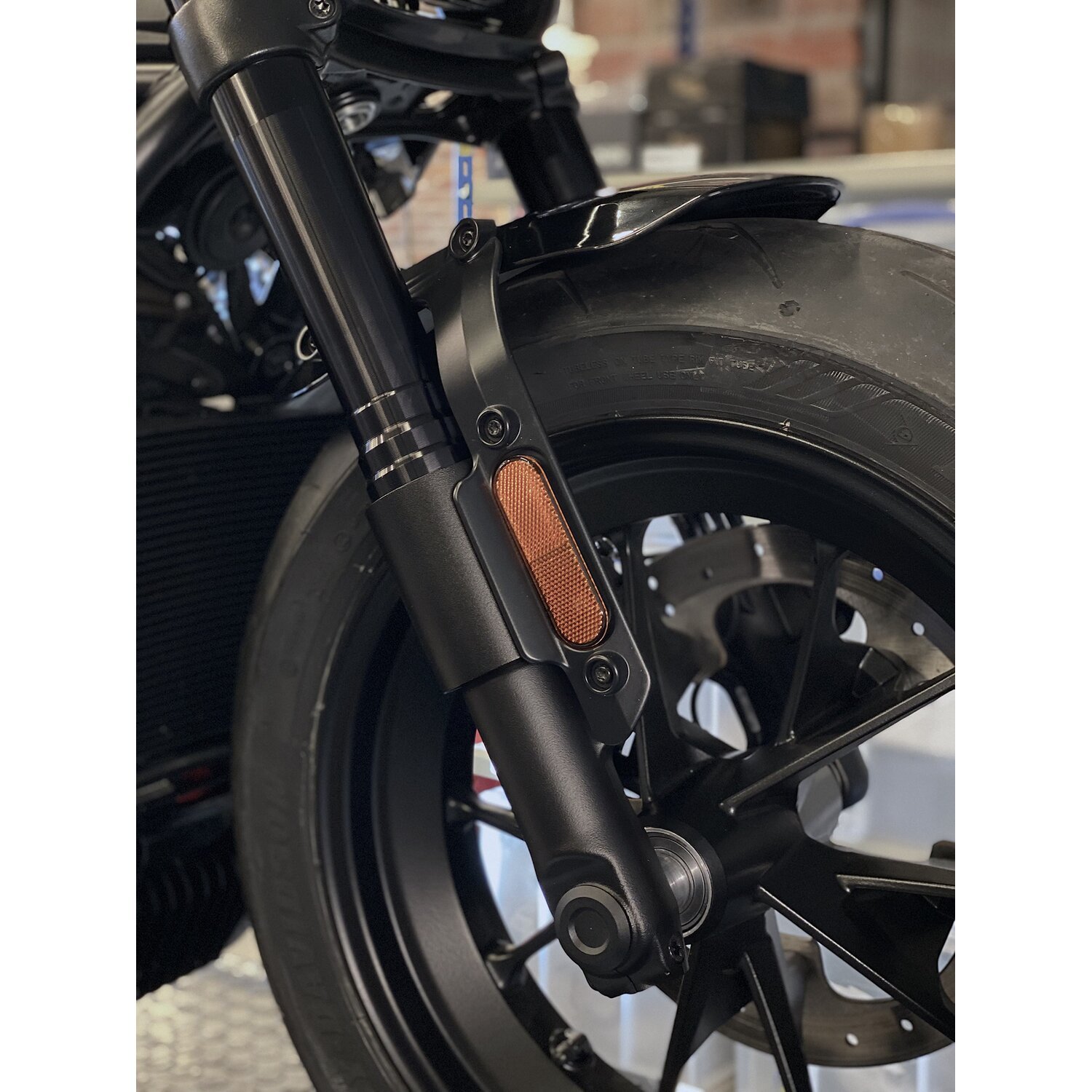 Killer Custom, Sportster S lower fork covers, Black, Matte