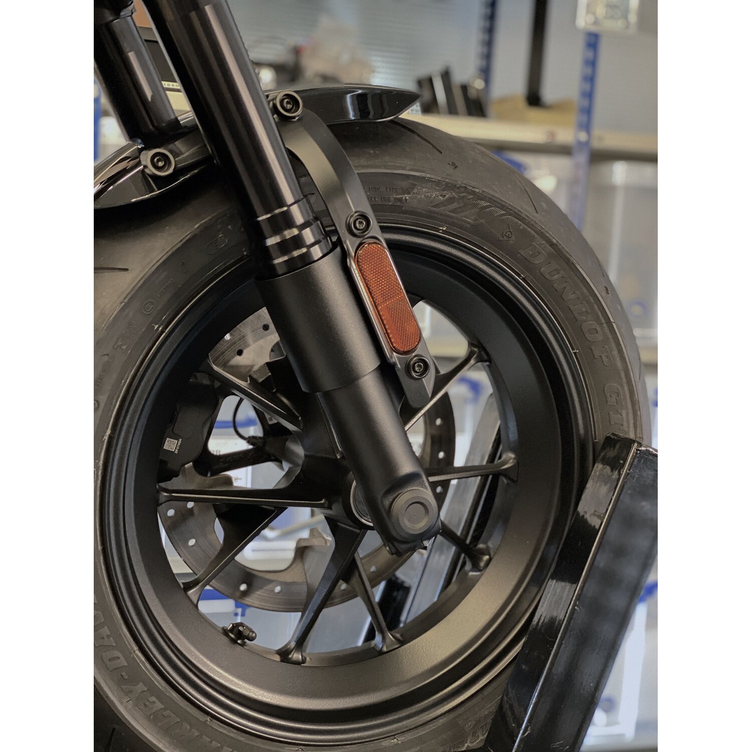 Killer Custom, Sportster S lower fork covers, Black, Matte