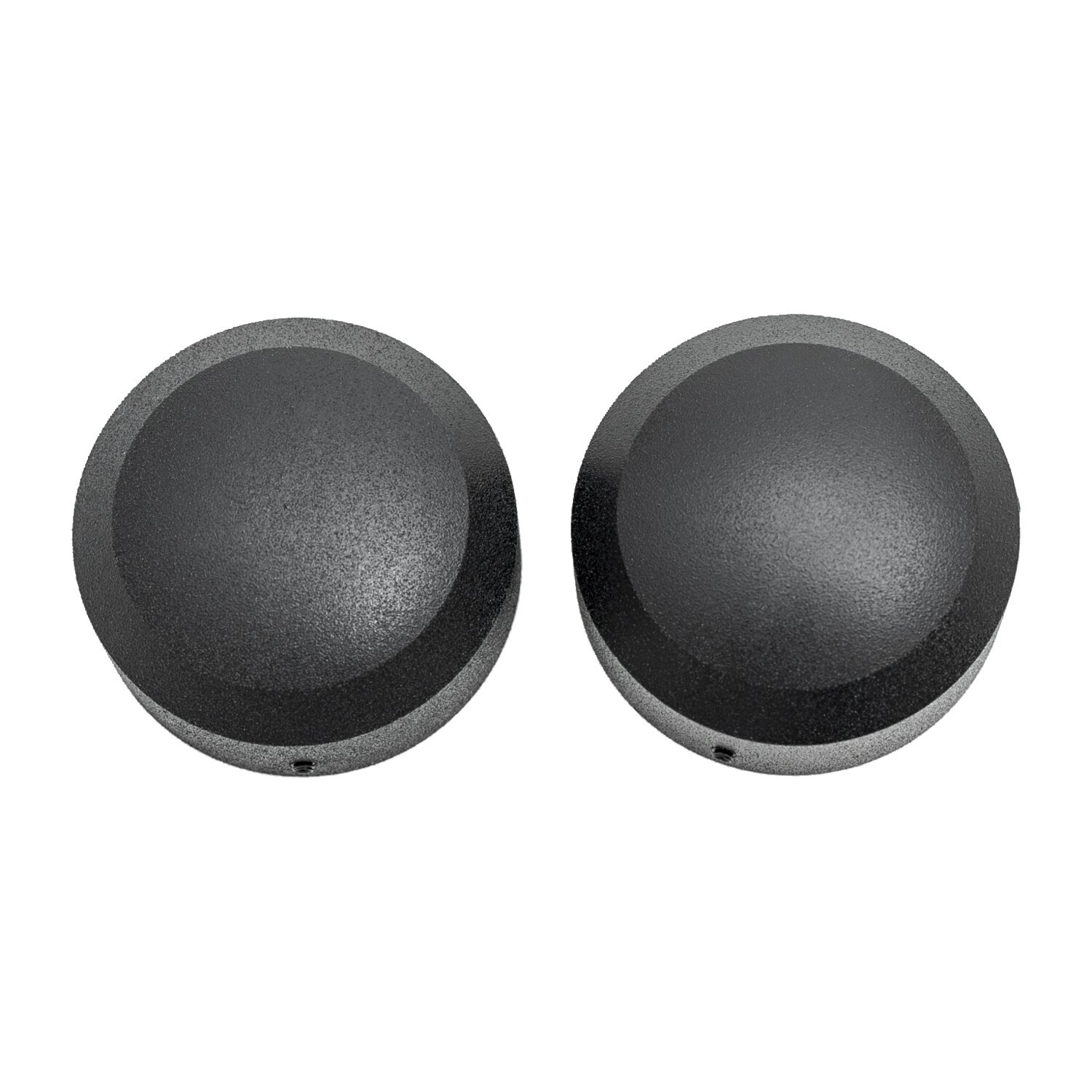 Killer Custom, fork tube cap bolt covers, Black, Matte