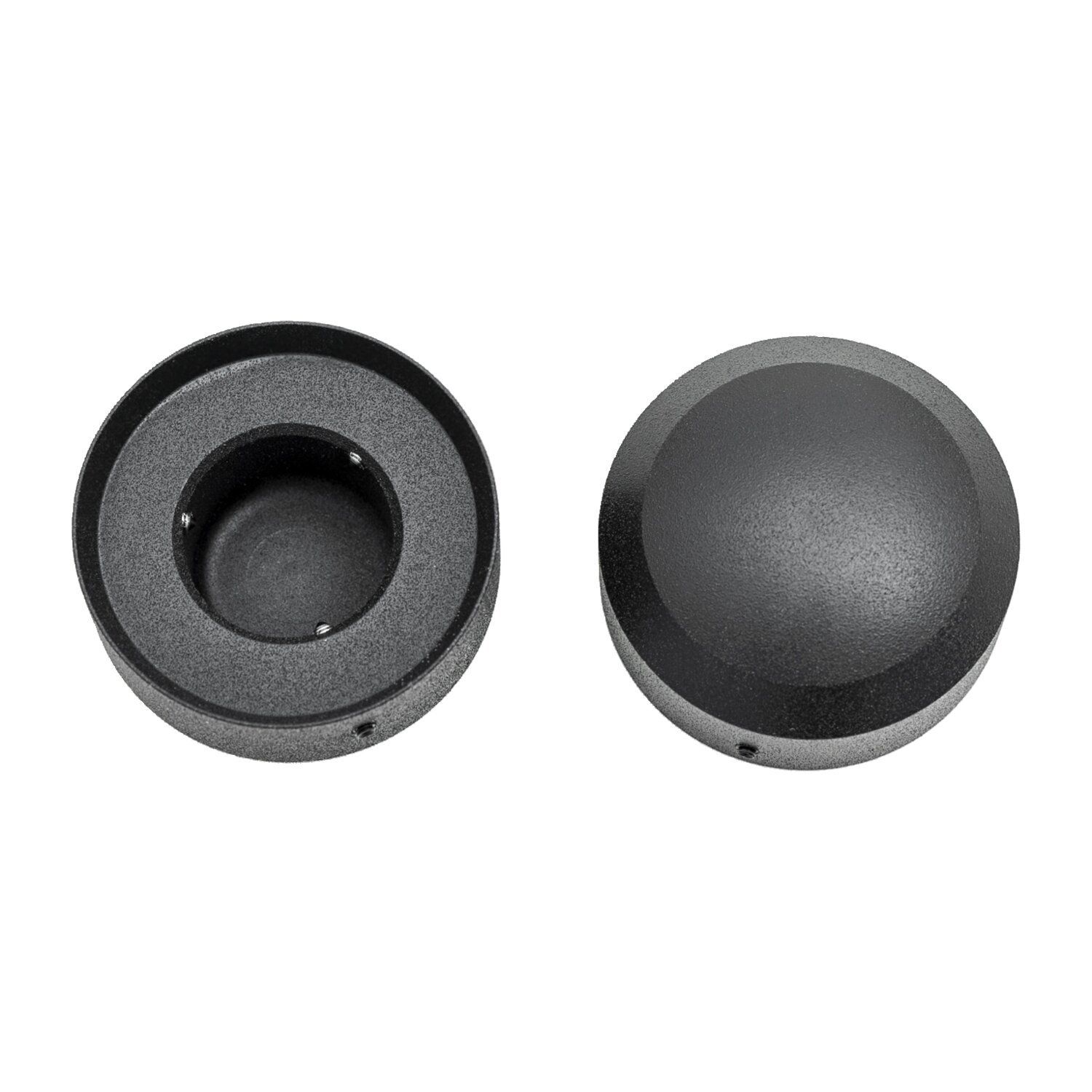 Killer Custom, fork tube cap bolt covers, Black, Matte