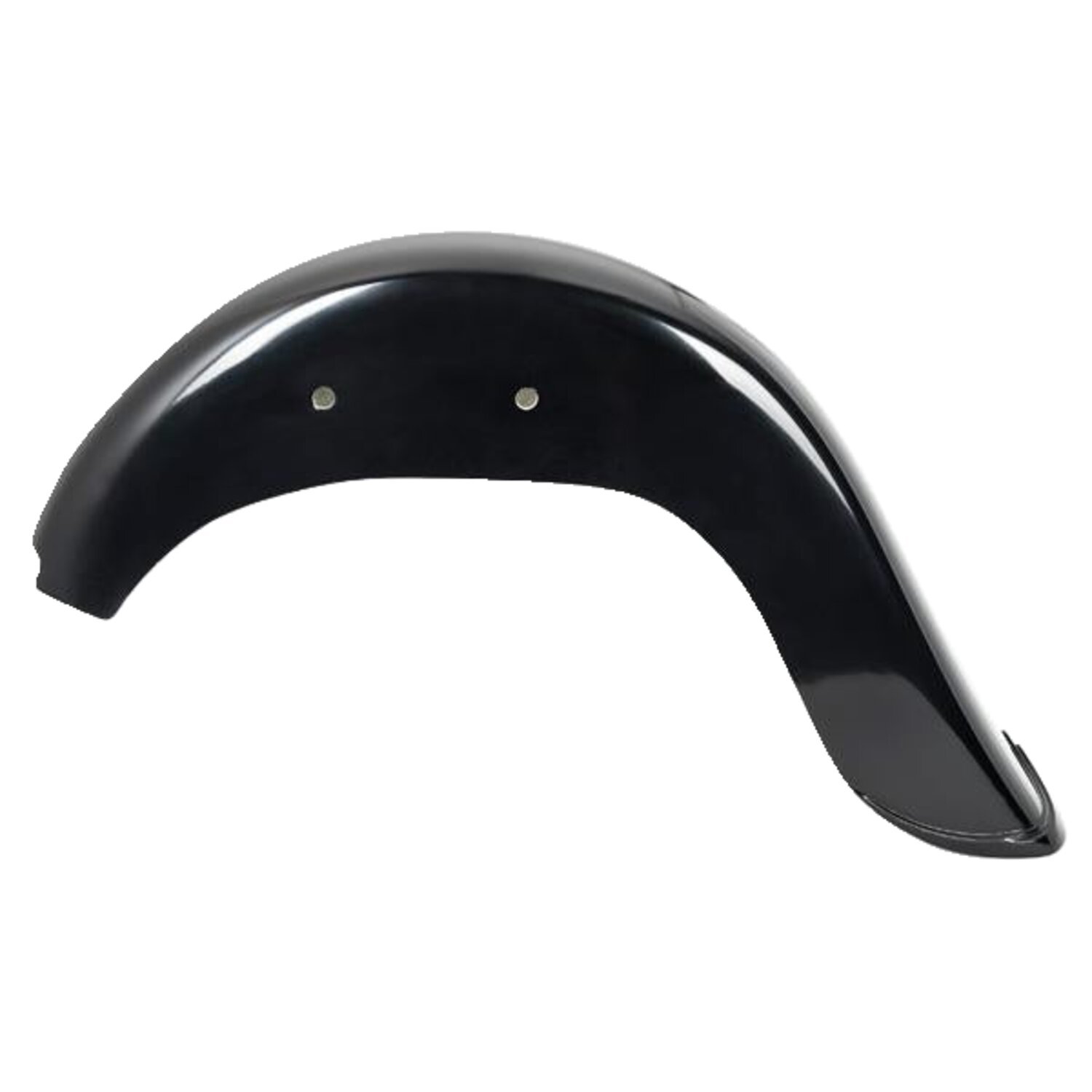 Killer Custom, 4" stretched rear fender with classic tip, Unpainted, Raw