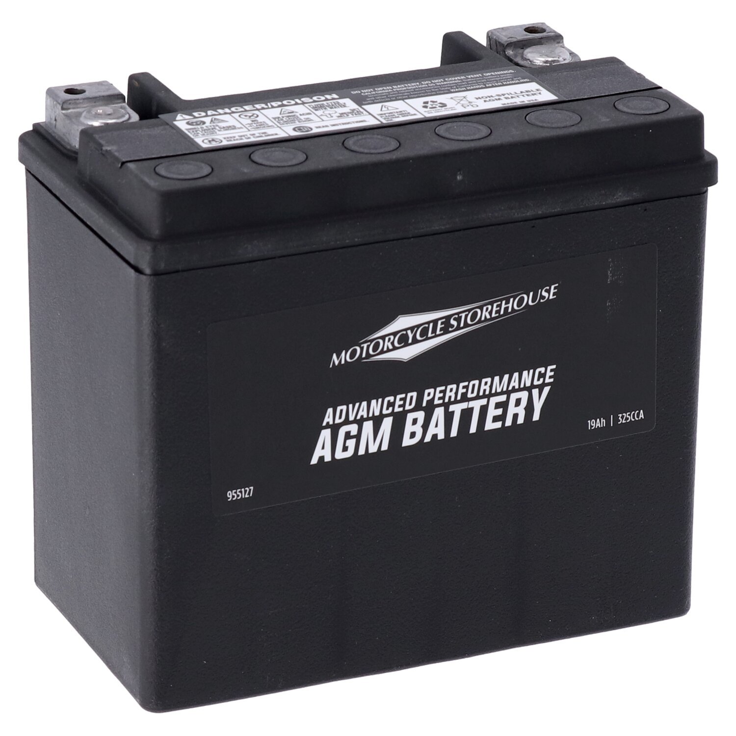 MCS, Advance Series - AGM sealed battery. 12V, 19Ah, 325CCA