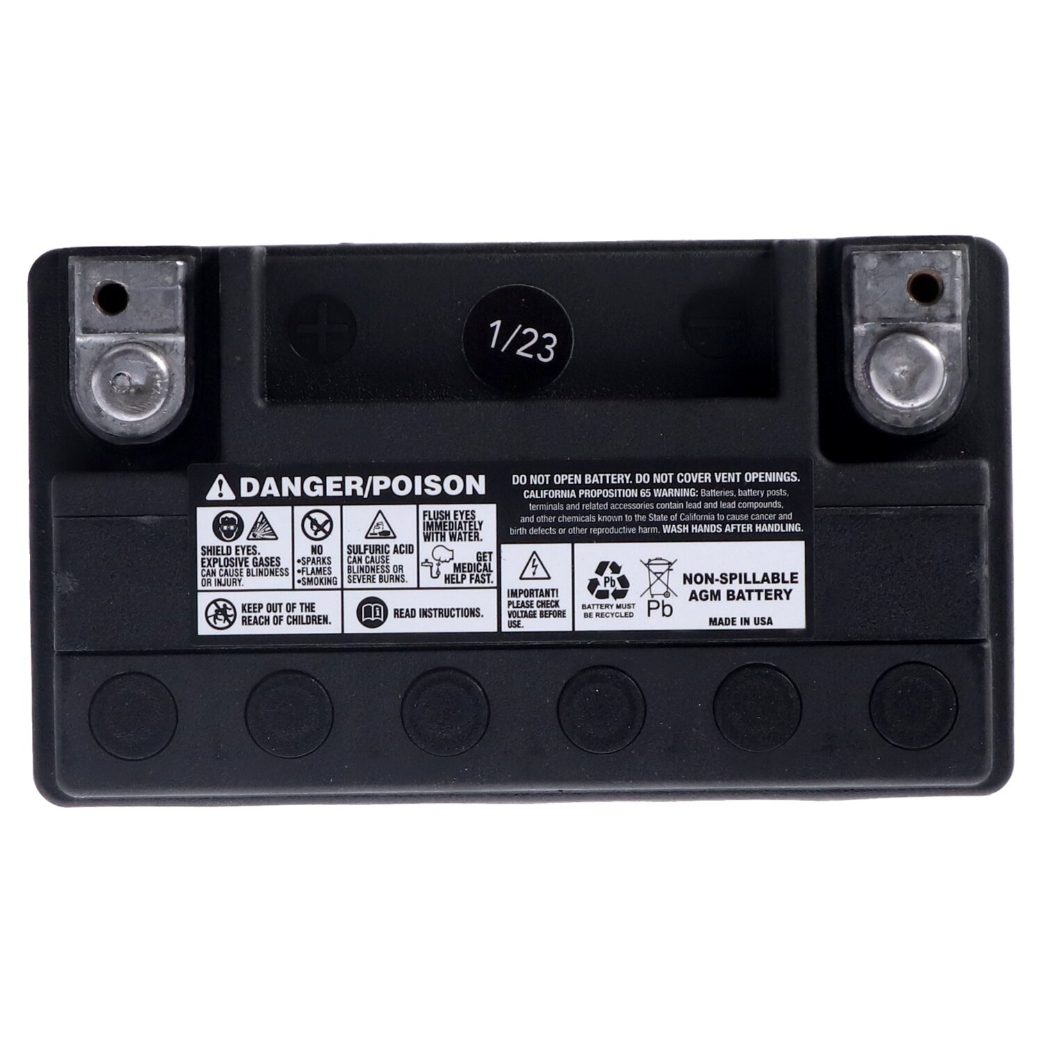 MCS, Advance Series - AGM sealed battery. 12V, 19Ah, 325CCA