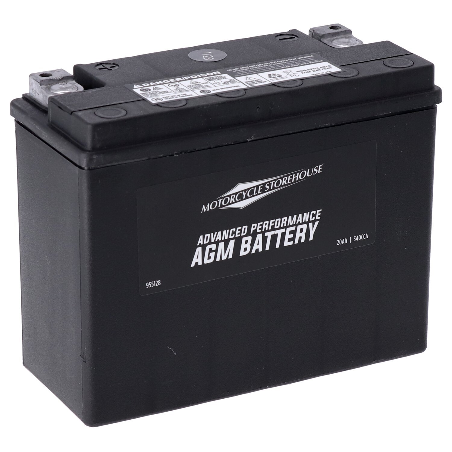 MCS, Advance Series - AGM sealed battery. 12v, 20ah, 340cca