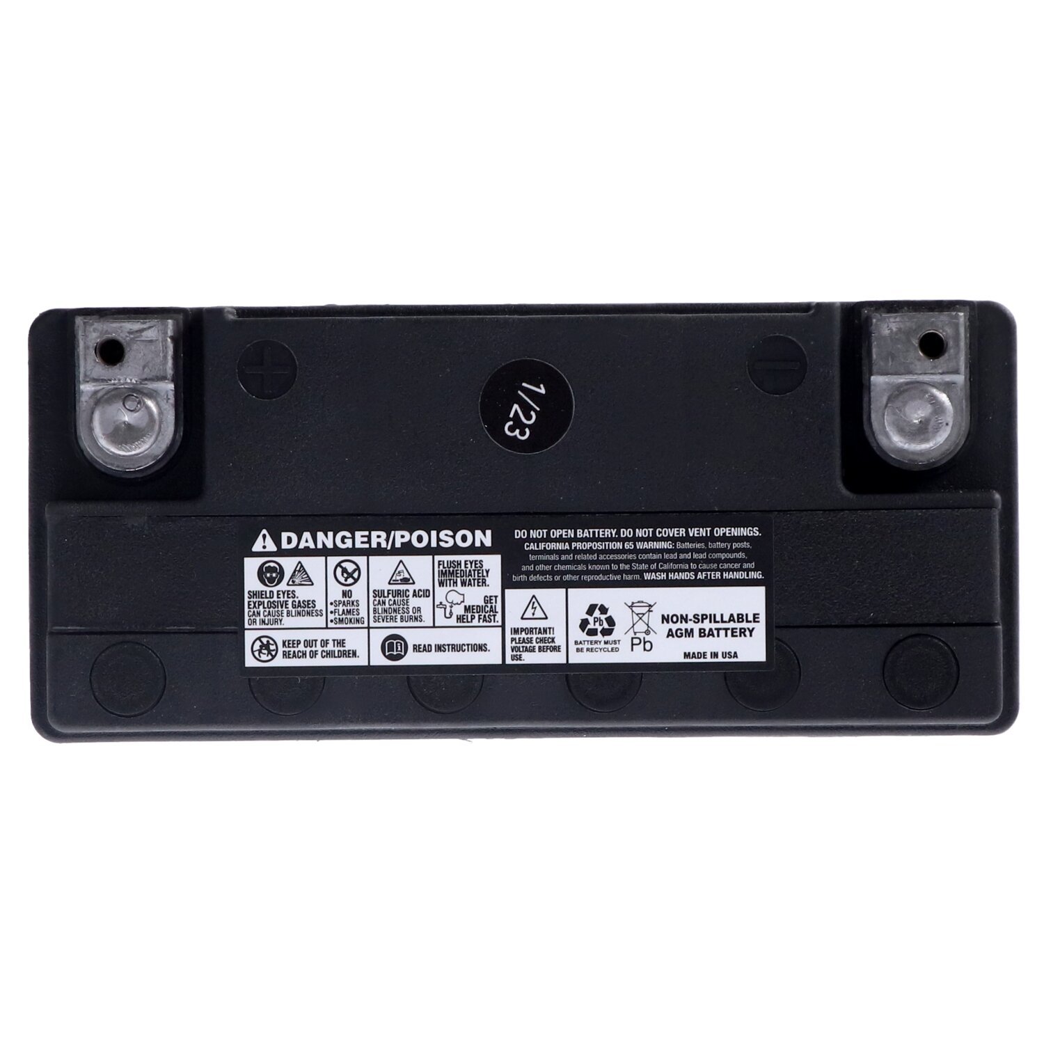 MCS, Advance Series - AGM sealed battery. 12v, 20ah, 340cca