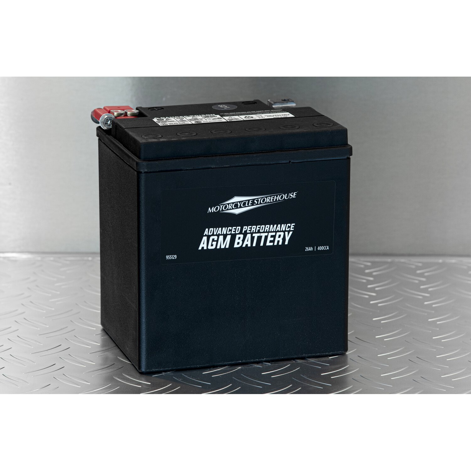 MCS, Advance Series - AGM sealed battery. 12v, 26ah, 400cca