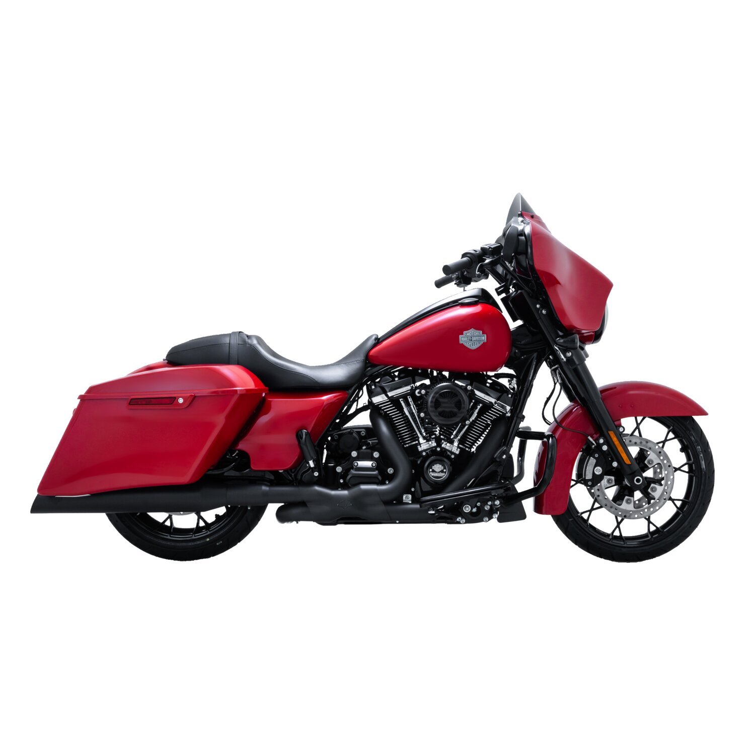 Vance & Hines, Power Duals PCX crossover head pipes, Black, Matte
