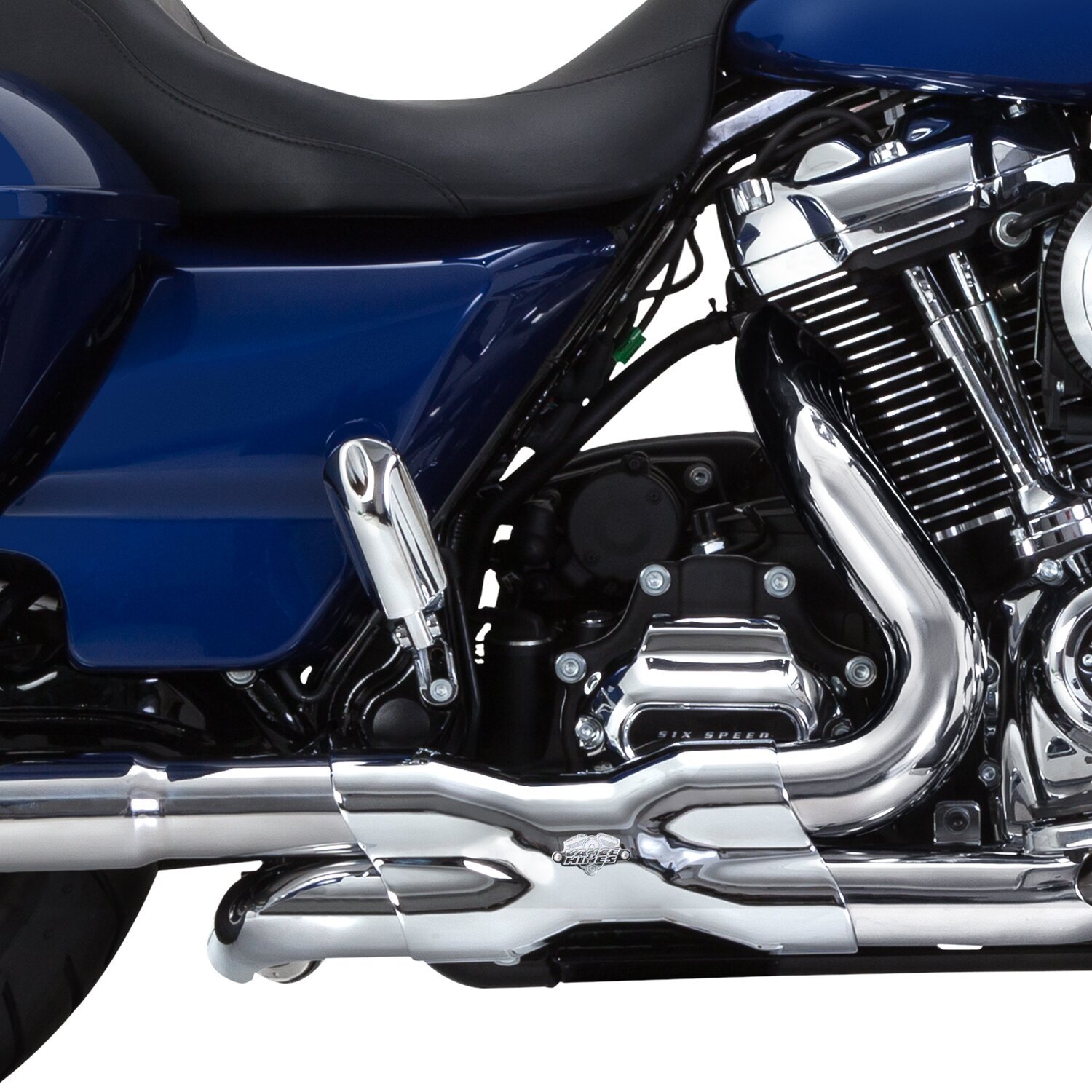 Vance & Hines, Power Duals PCX crossover head pipes, Chrome