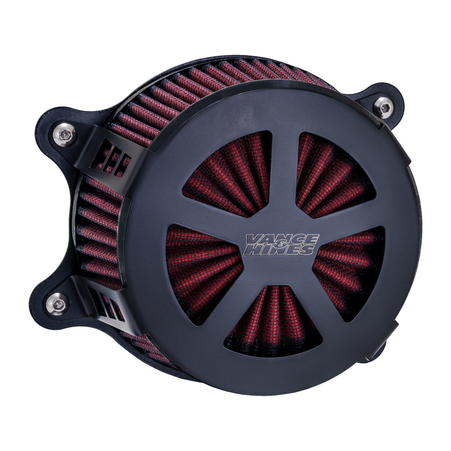 Vance & Hines, VO2 Radiant V air intake, Black, Matte
