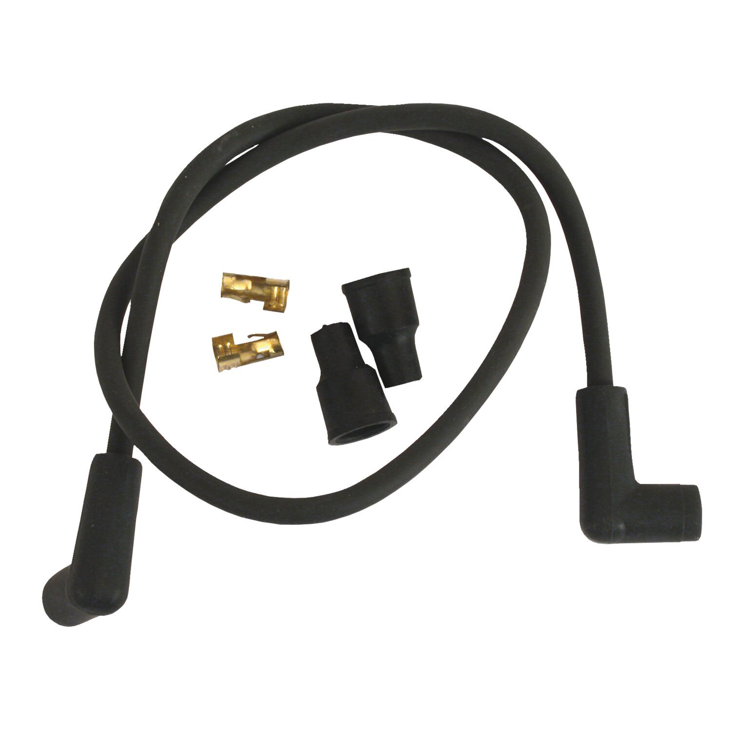 Spyke, 7mm spark plug wire set, universal, Black