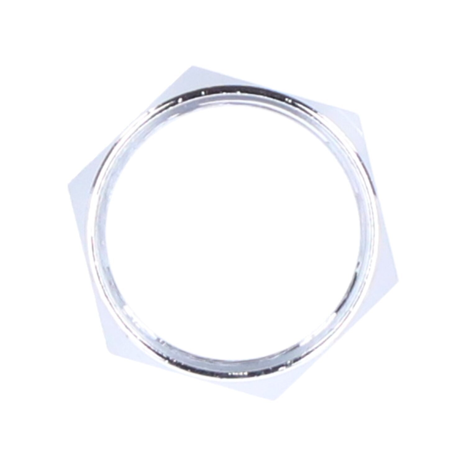 Petcock nut, Chrome