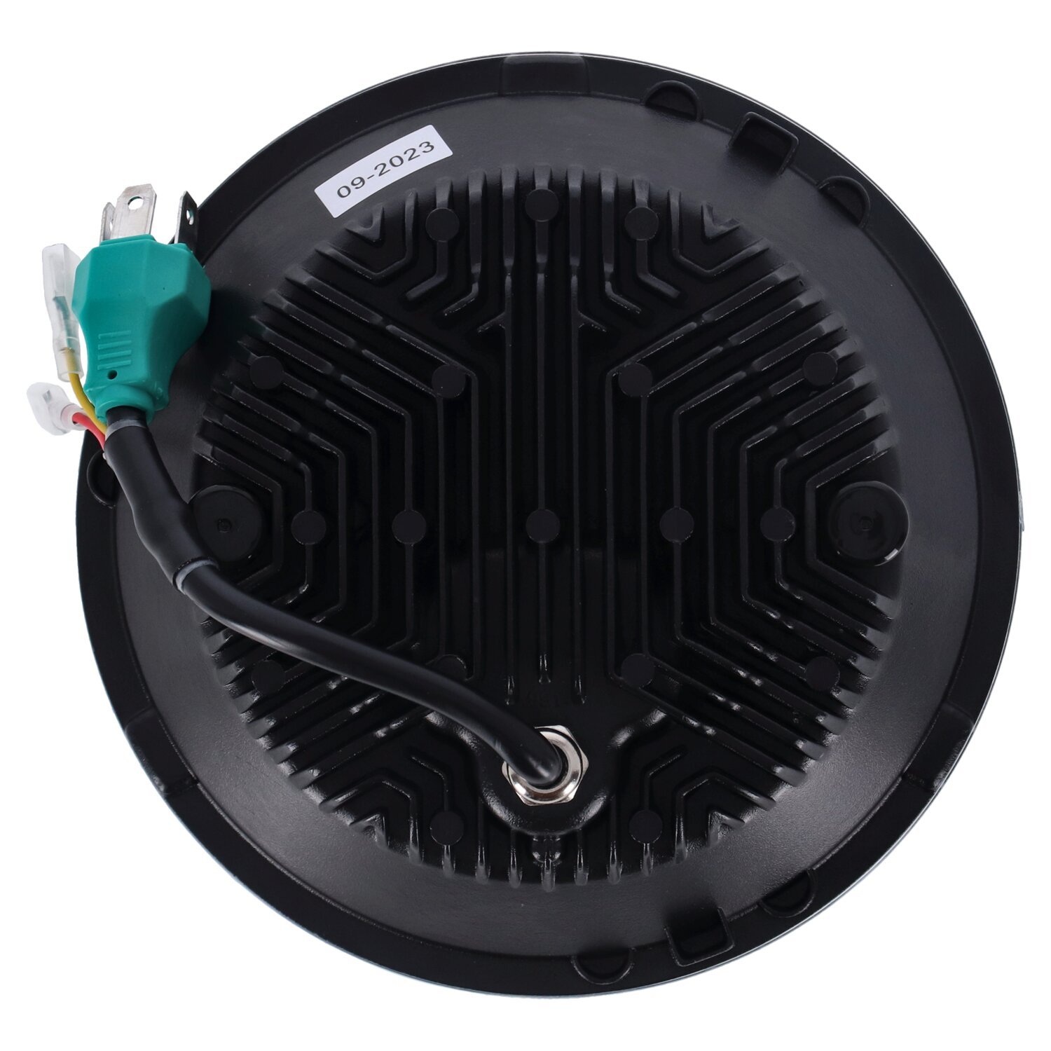 Bright, 7" LED headlamp unit, Black