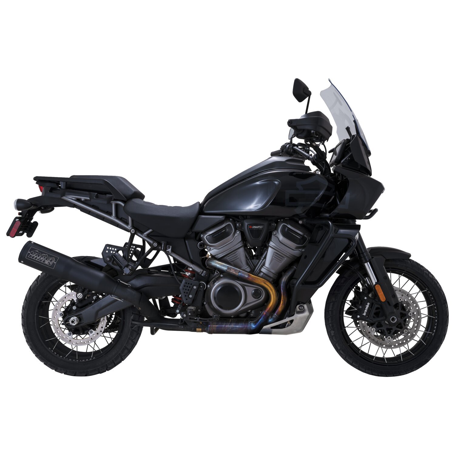 Vance & Hines, Adventure Hi-Output 450 slip-on muffler. Blac