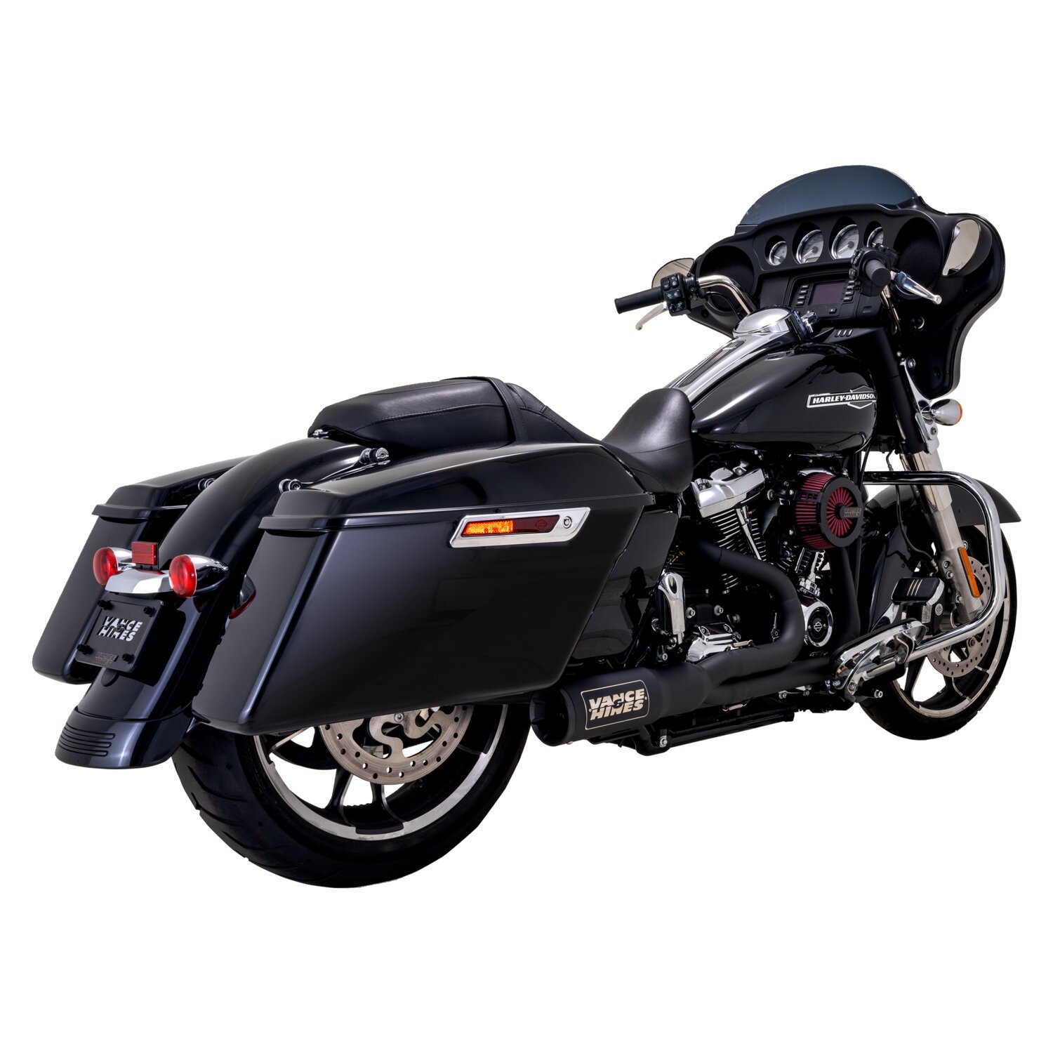 Vance & Hines, 2-1 hi output RR PCX exhaust, Black, Matte