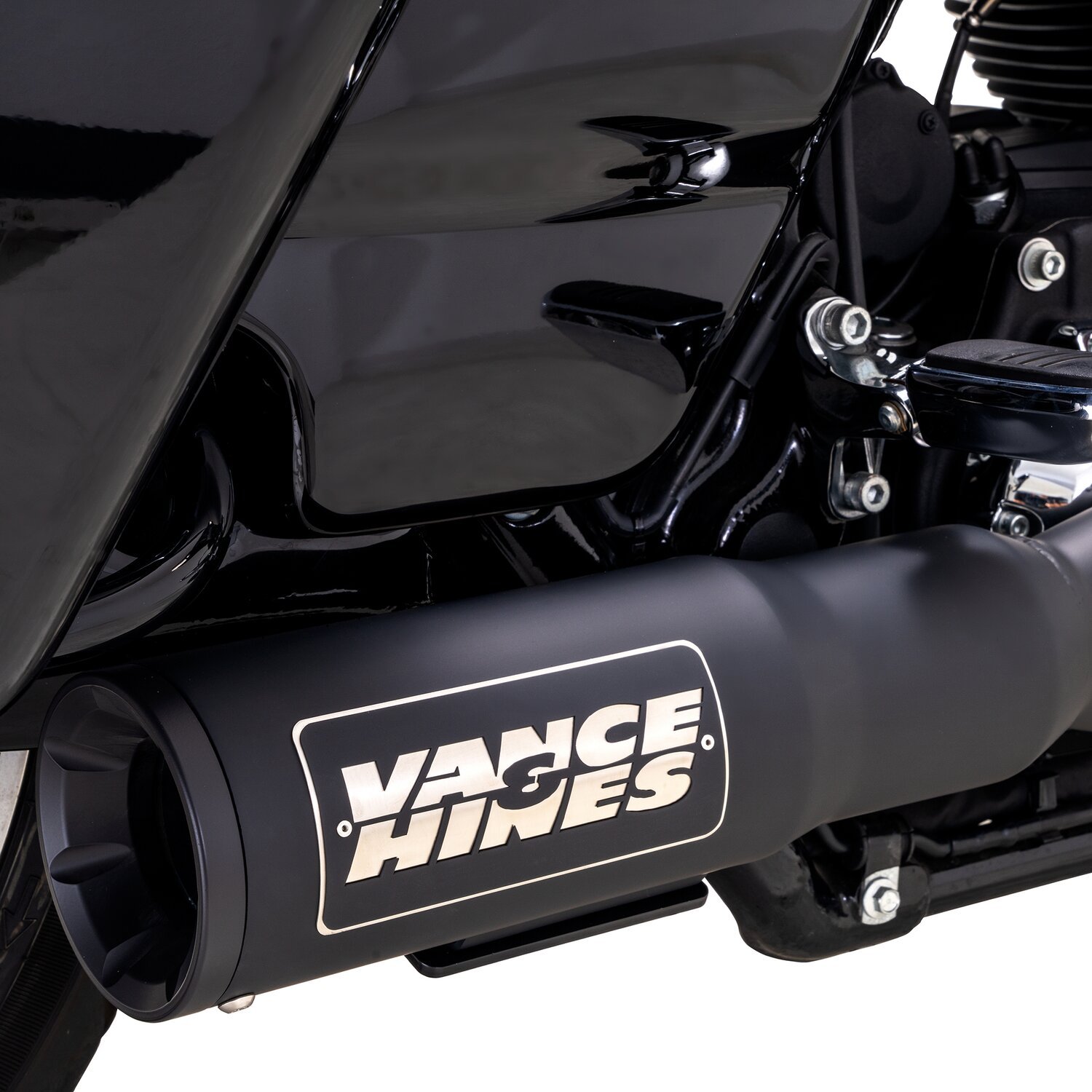 Vance & Hines, 2-1 hi output RR PCX exhaust, Black, Matte