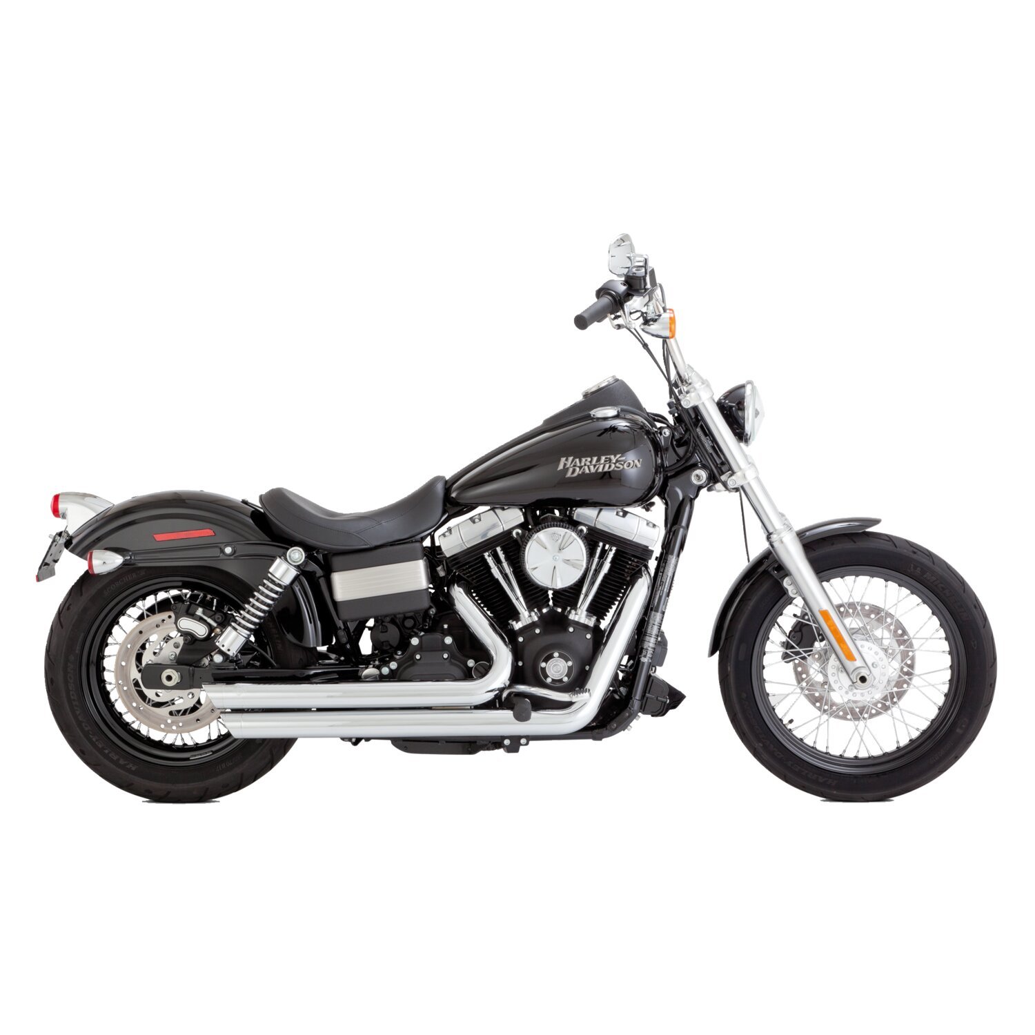 Vance & Hines, 2-1/2" bigshots staggered PCX exhaust, Chrome