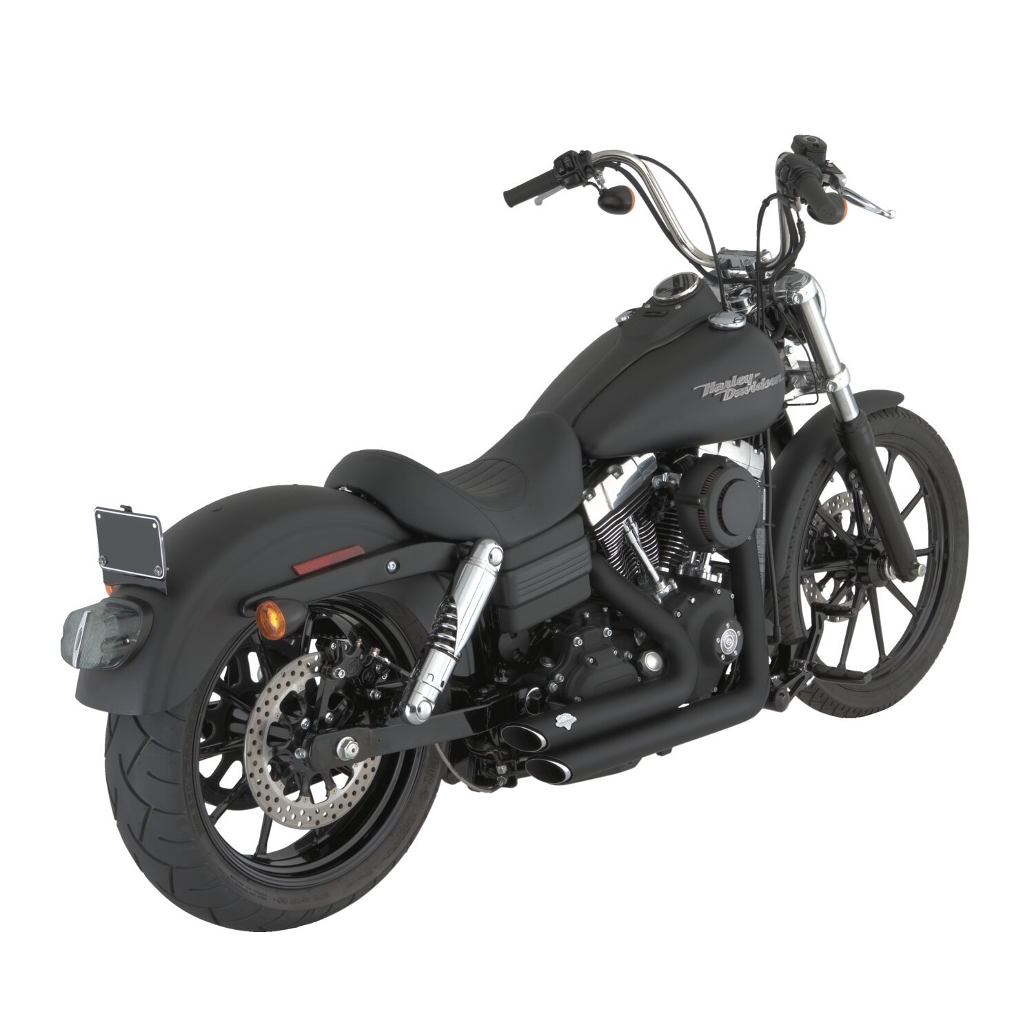 Vance & Hines, Shortshots staggered PCX exhaust, Black, Matte
