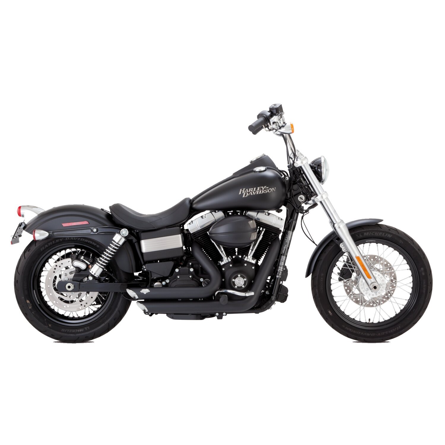 Vance & Hines, Shortshots staggered exhaust, Black
