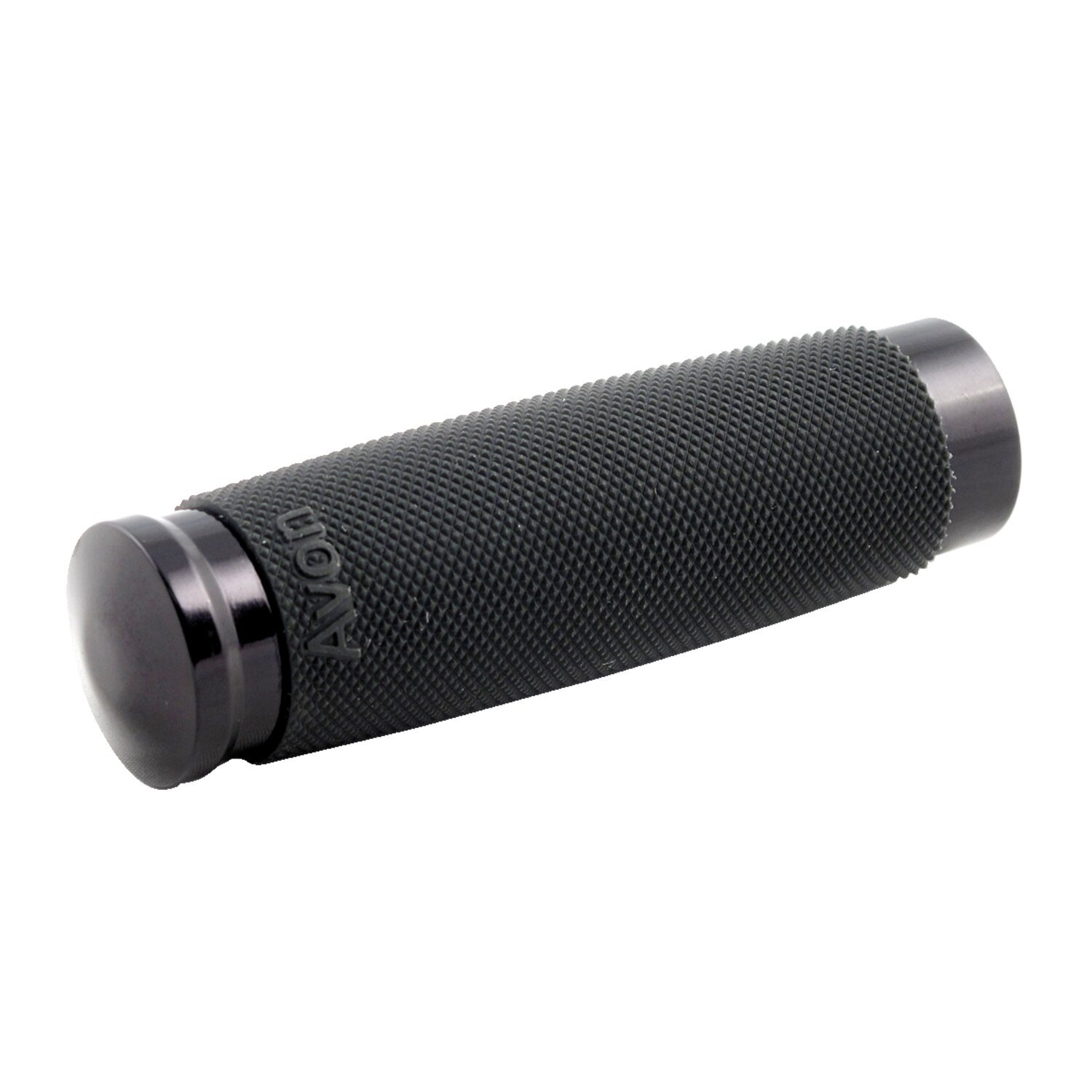 Avon shift / brake peg Custom Contour, black anodized, Matte