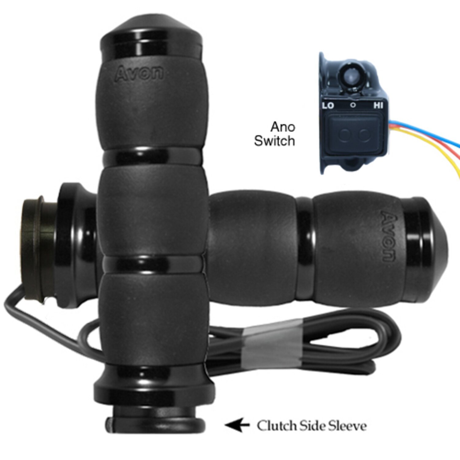 Avon, Heated Velvet Air Cushion Grips, Blk Ano , e- Throttle