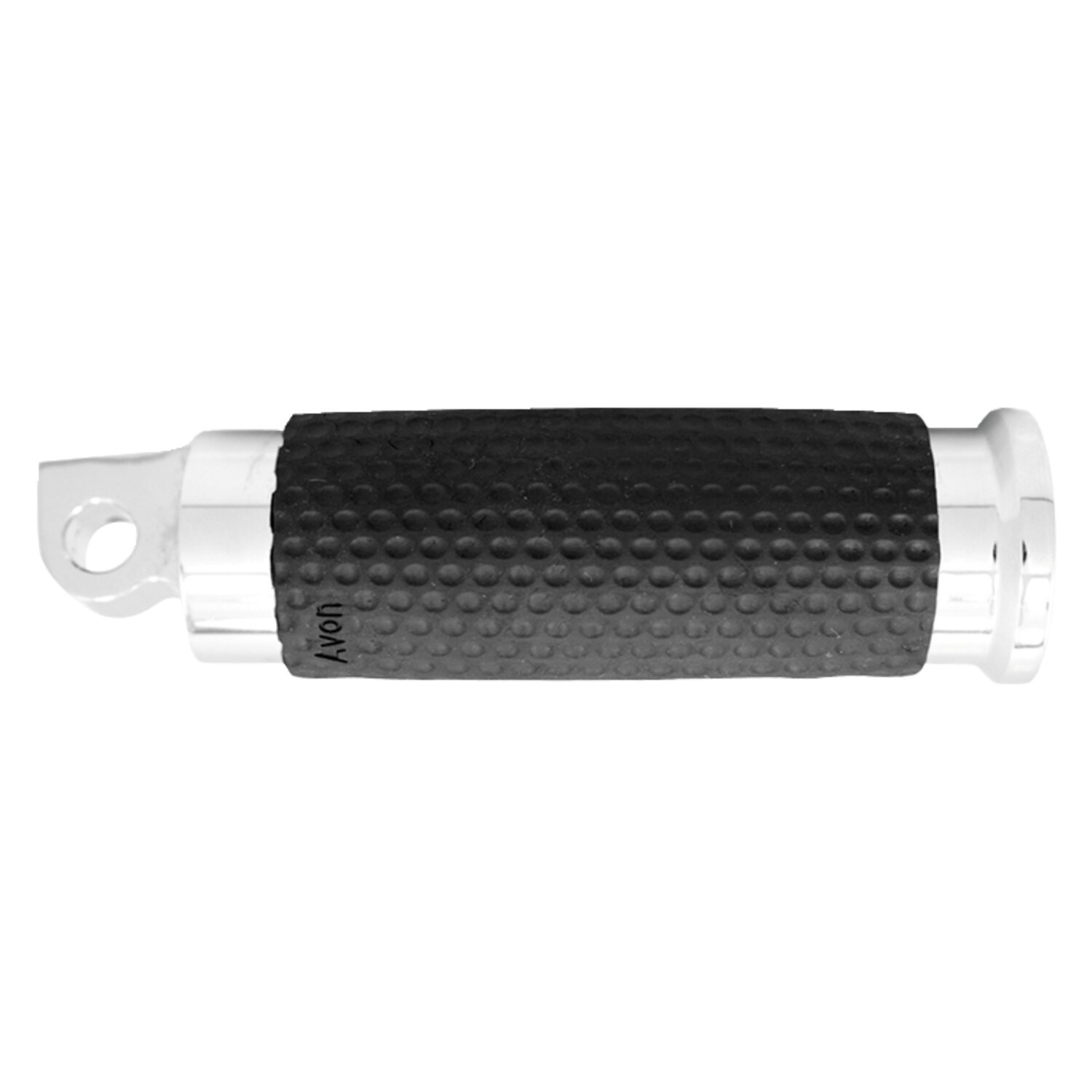 Avon Folding foot pegs Air Gel, Silver, Chrome